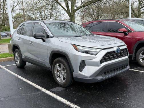 Silver Sky Metallic 2023 Toyota RAV4 Hybrid SE
