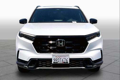 Platinum White Pearl 2025 Honda CR-V Hybrid Sport AWD