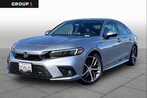 Lunar Silver Metallic 2023 Honda Civic Touring
