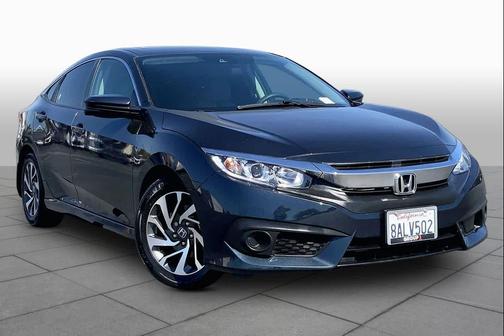 Crystal Black Pearl 2017 Honda Civic EX