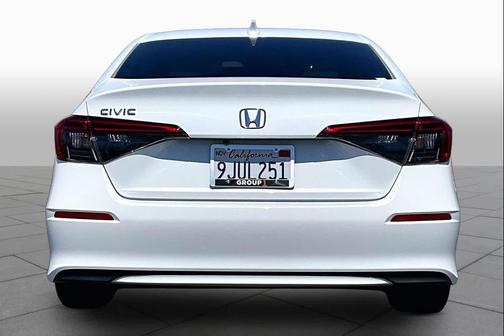 Platinum White Pearl 2024 Honda Civic EX