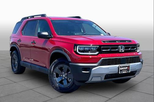 Radiant Red Metallic II 2026 Honda Passport AWD RTL Towing
