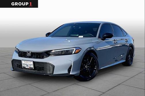Urban Gray Pearl 2025 Honda Civic Sport