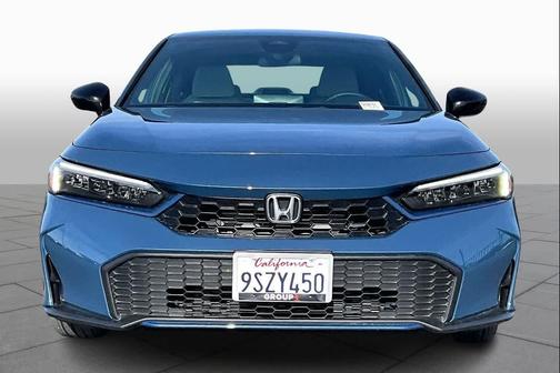 Blue Lagoon Pearl 2025 Honda Civic Hybrid Sport