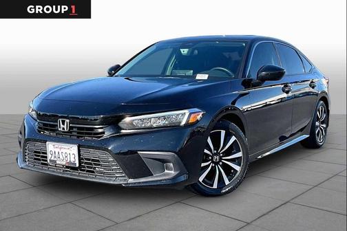Crystal Black Pearl 2022 Honda Civic EX