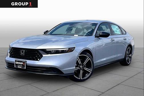 Solar Silver Metallic 2026 Honda Accord Hybrid Sport