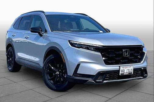 Solar Silver Metallic 2025 Honda CR-V Hybrid Sport FWD