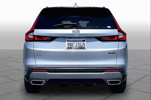 Solar Silver Metallic 2025 Honda CR-V Hybrid Sport FWD