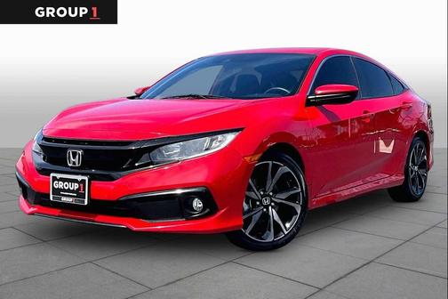 Rallye Red 2021 Honda Civic Sport