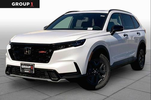 Platinum White Pearl 2027 Honda CR-V Hybrid TrailSport AWD