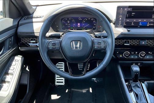 Platinum White Pearl 2024 Honda Accord Hybrid Sport-L