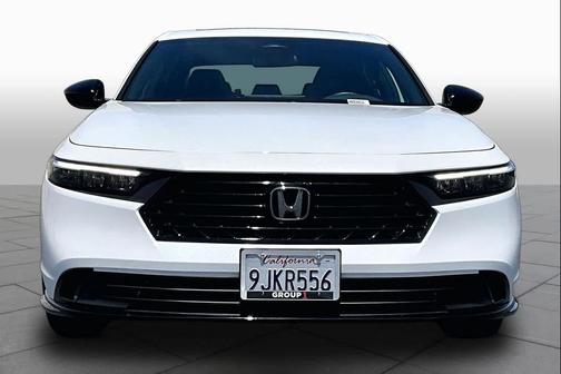 Platinum White Pearl 2024 Honda Accord Hybrid Sport-L
