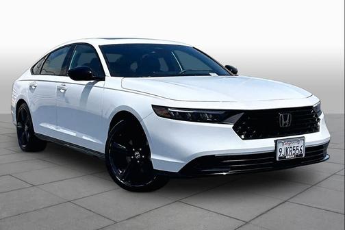 Platinum White Pearl 2024 Honda Accord Hybrid Sport-L