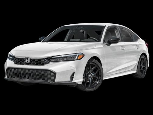 Platinum White Pearl 2026 Honda Civic Sport Sedan