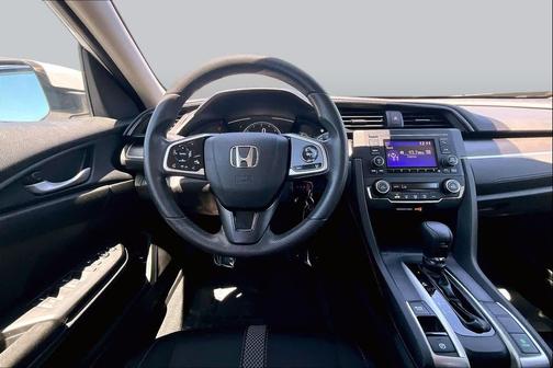 Platinum White Pearl 2020 Honda Civic LX