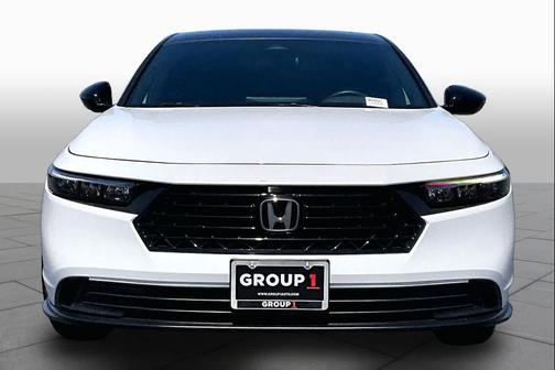 Platinum White Pearl 2025 Honda Accord Hybrid Sport