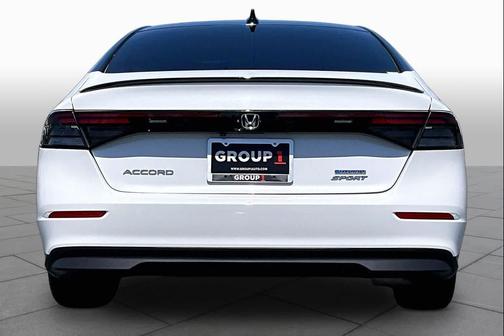 Platinum White Pearl 2025 Honda Accord Hybrid Sport