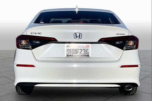 Platinum White Pearl 2023 Honda Civic Sport
