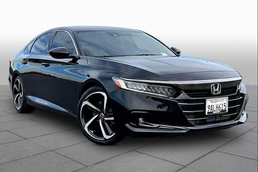 Crystal Black Pearl 2022 Honda Accord Sport 1.5T