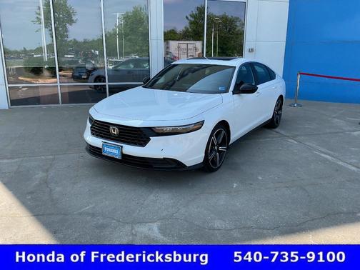 Platinum White Pearl 2025 Honda Accord Hybrid