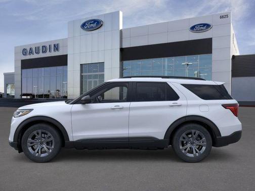 Space White Metallic 2026 Ford Explorer Active