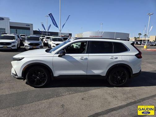 Platinum White Pearl 2023 Honda CR-V Hybrid Sport Touring AWD