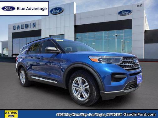Atlas Blue Metallic 2020 Ford Explorer XLT