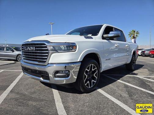 Bright White Clearcoat 2025 RAM 1500 Laramie