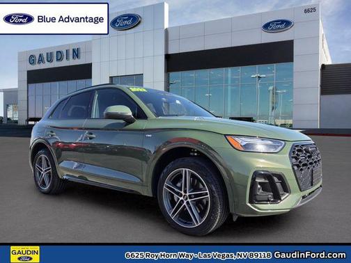 District Green Metallic 2022 Audi Q5 e 55 S line Premium Plus
