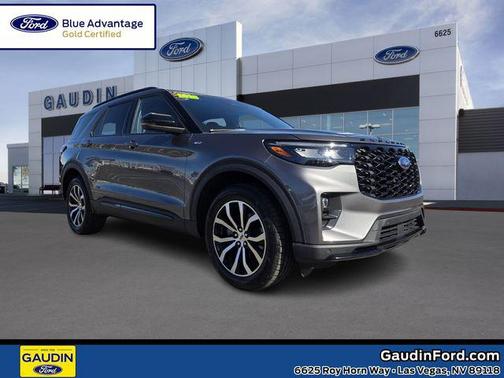 Gray Metallic 2025 Ford Explorer ST-Line SUV