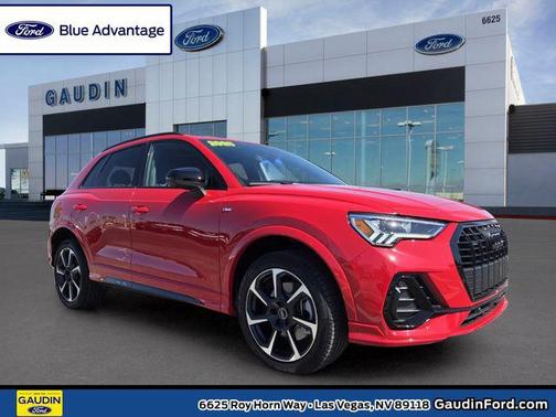 Progressive Red Metallic 2025 Audi Q3 45 S line Premium Plus