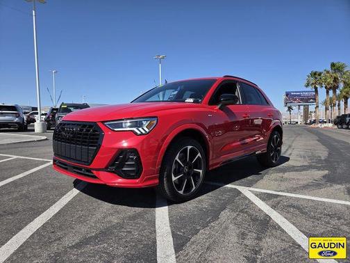 Progressive Red Metallic 2025 Audi Q3 45 S line Premium Plus