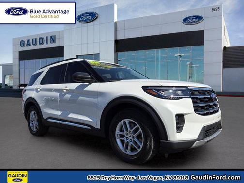 Star White Metallic Tri-Coat 2025 Ford Explorer Active