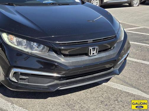 Platinum White Pearl 2020 Honda Civic LX