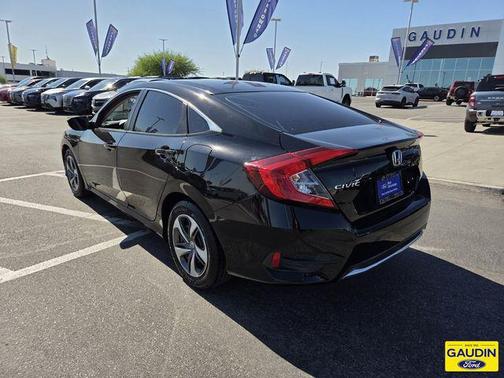 Platinum White Pearl 2020 Honda Civic LX