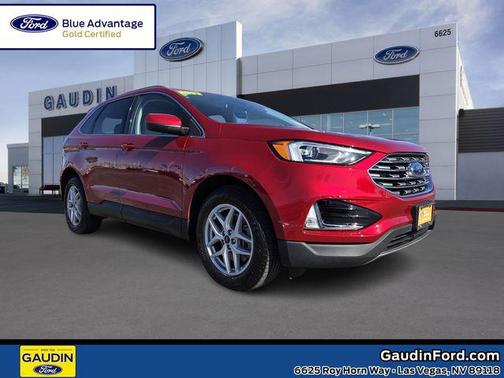Rapid Red Metallic Tinted Clearcoat 2022 Ford Edge SEL SUV