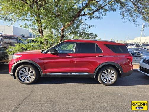 Rapid Red Metallic Tinted Clearcoat 2023 Ford Explorer Limited