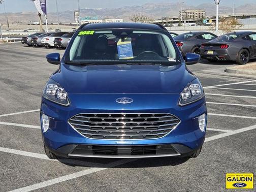 Blue Metallic 2022 Ford Escape Titanium