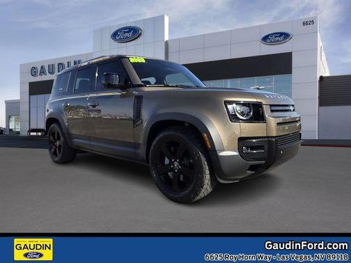 Santorini Black Metallic 2023 Land Rover Defender 110 SE