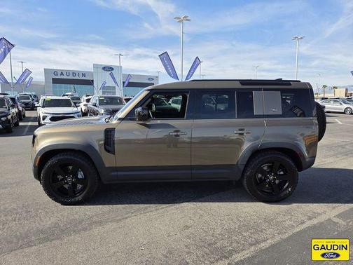 Santorini Black Metallic 2023 Land Rover Defender 110 SE