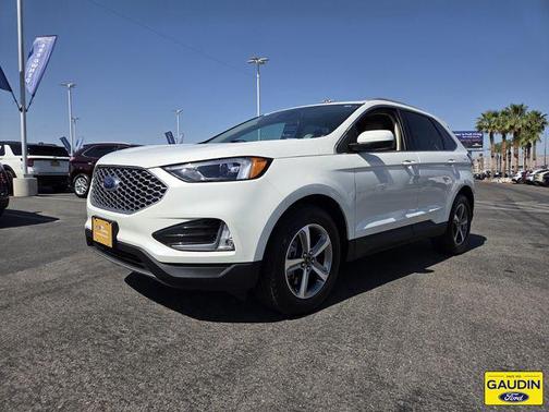 Star White Metallic Tri-Coat 2024 Ford Edge SEL
