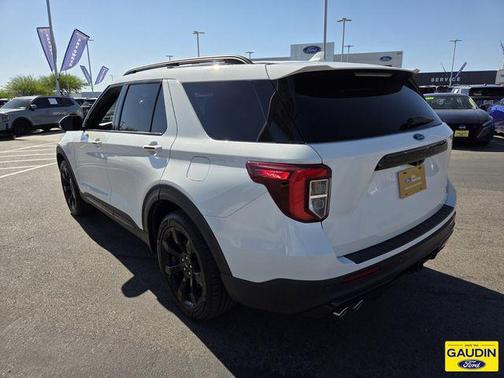 Star White Metallic Tri-Coat 2023 Ford Explorer ST