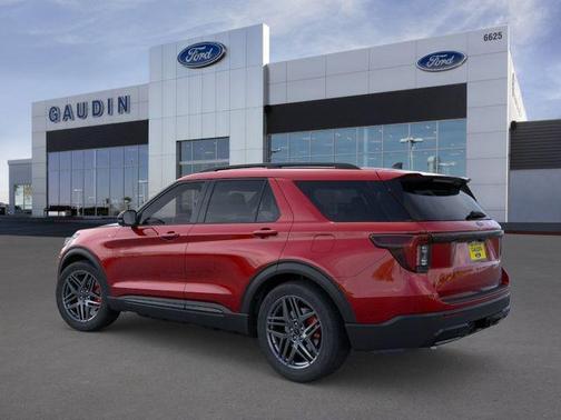 Rapid Red Metallic Tinted Clearcoat 2026 Ford Explorer ST-Line