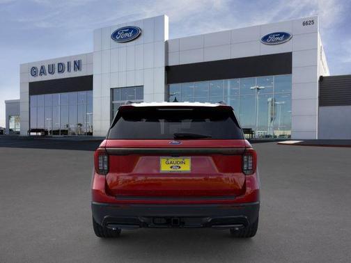 Rapid Red Metallic Tinted Clearcoat 2026 Ford Explorer ST-Line