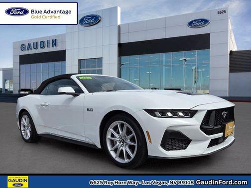 Oxford White 2025 Ford Mustang GT Premium