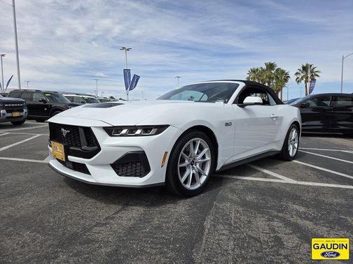 Oxford White 2025 Ford Mustang GT Premium