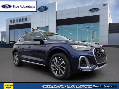 Blue Metallic 2025 Audi Q5 45 S line Premium Plus SUV