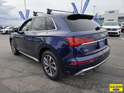 Blue Metallic 2025 Audi Q5 45 S line Premium Plus