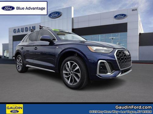 Blue Metallic 2025 Audi Q5 45 S line Premium Plus