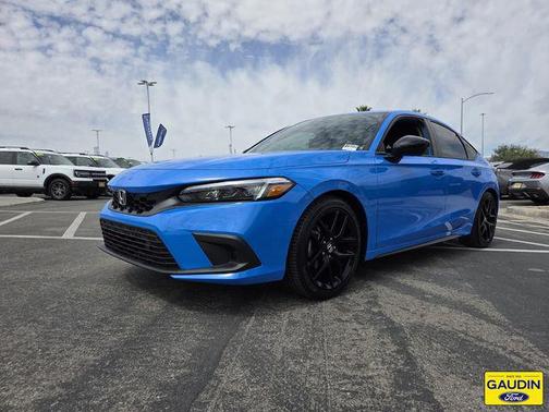 Boost Blue Pearl 2022 Honda Civic Sport